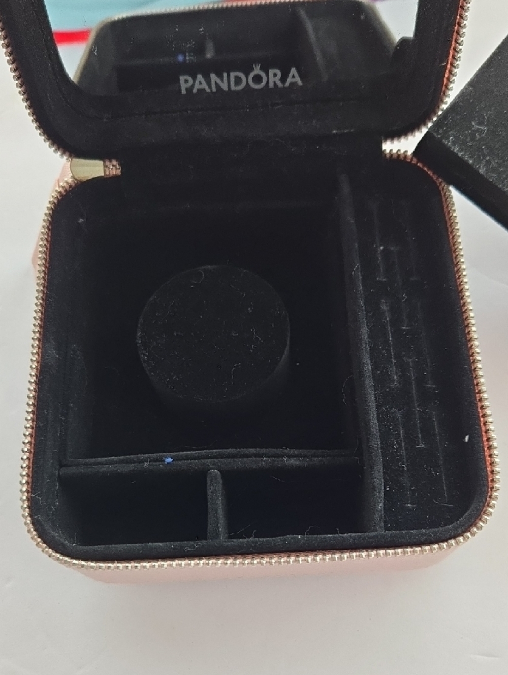 Pandora Blush Pink Travel Jewelry Case - Picture 4 of 6